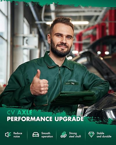 Miniatura 4 de SCITOO Conjunto de eje de eje CV delantero izquierdo derecho ajuste 2001-2007 para Toyota para para Sequoia 2000-2006 para Toyota para Tundra 66-5194