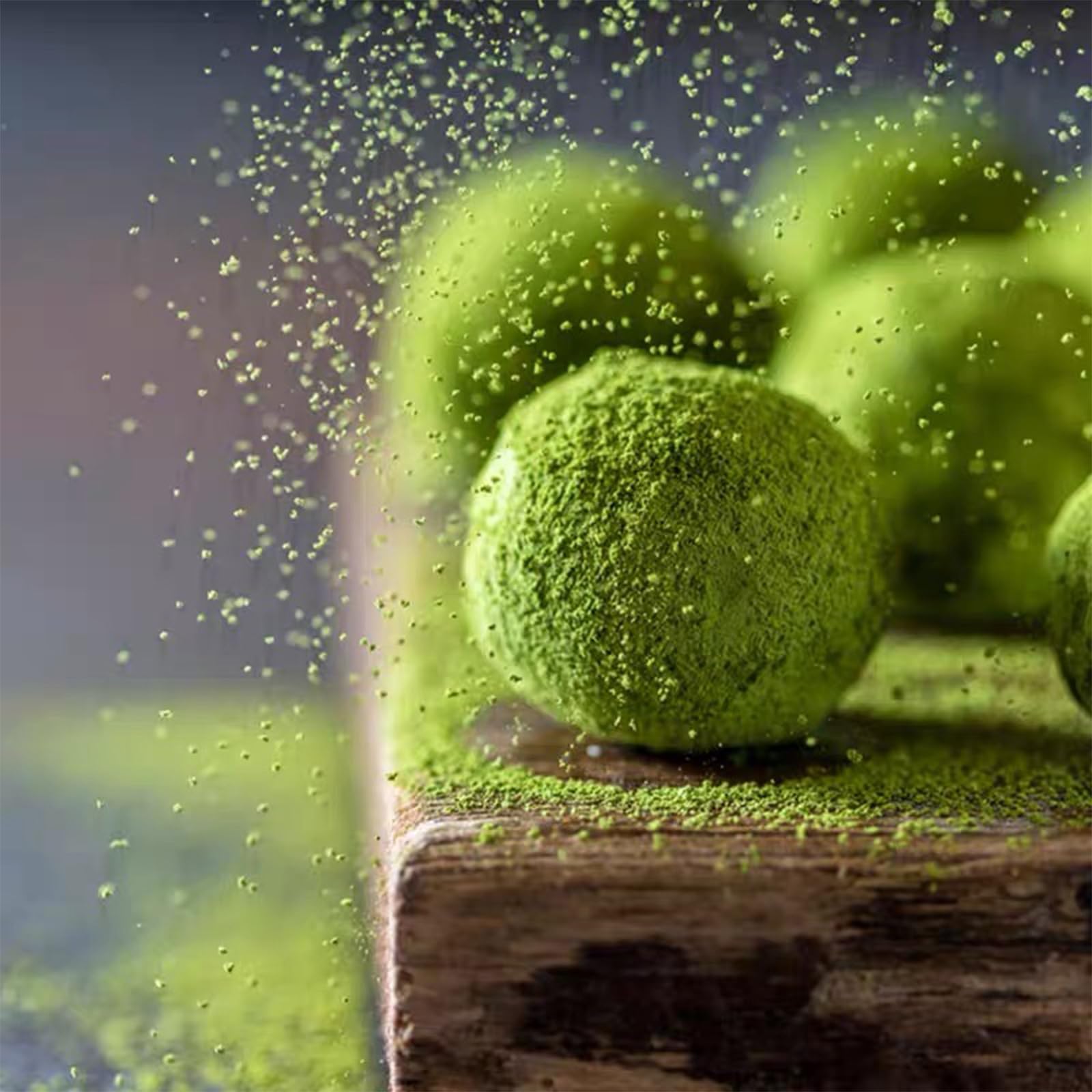 Matcha Green Tea Powder Finely Milled Green Tea Leaves - Bold and Rich Flavor for Smoothies Baking Cake — view 6