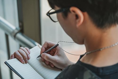 Miniatura 7 de KeyUnity KP00 - Bolígrafo de acción de perno de aleación de titanio con recambios adicionales, bolígrafo retráctil de bolsillo para uso diario,