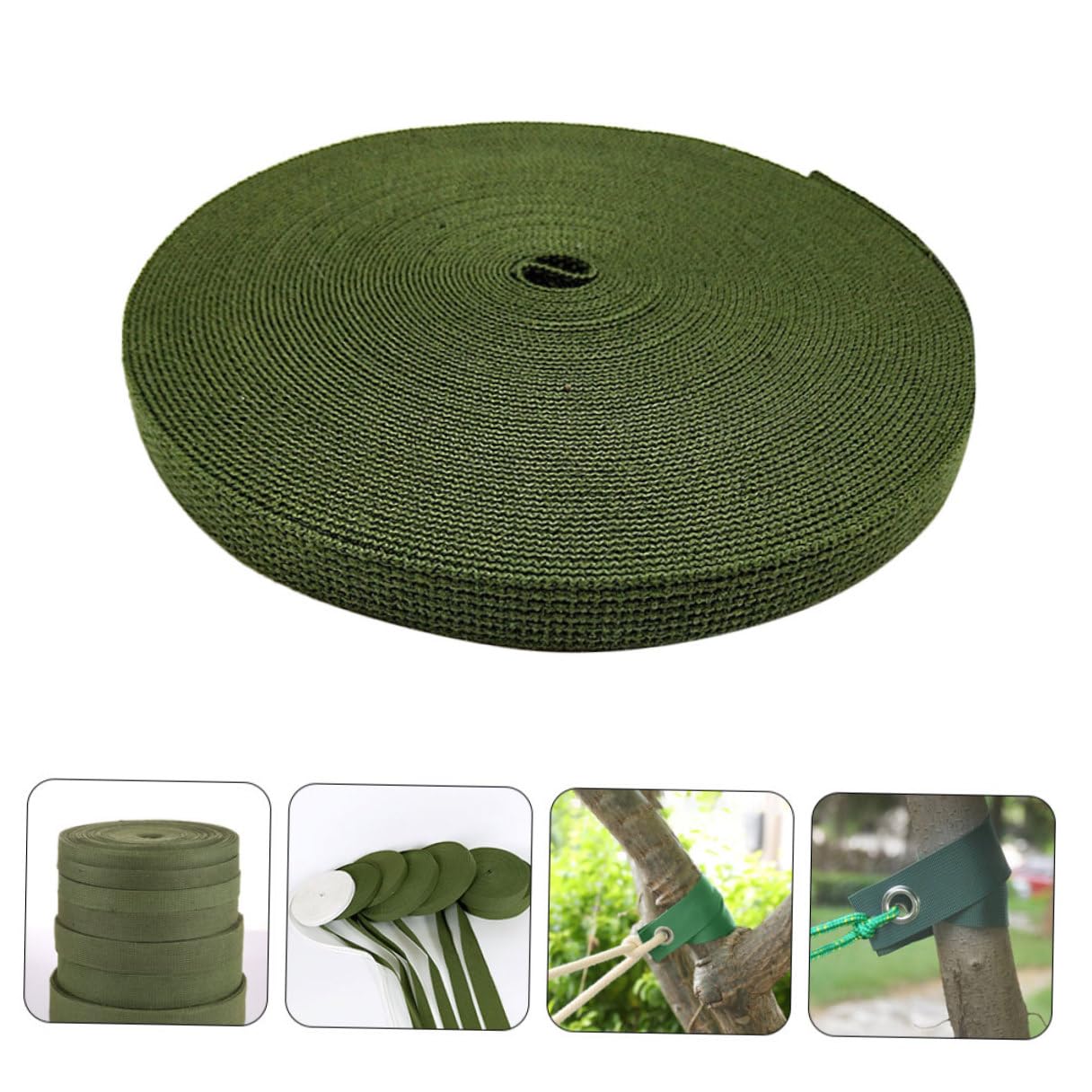 Canvas Baumstützgurt, Windunterstützend, Verstellbar, für Gartenbäume