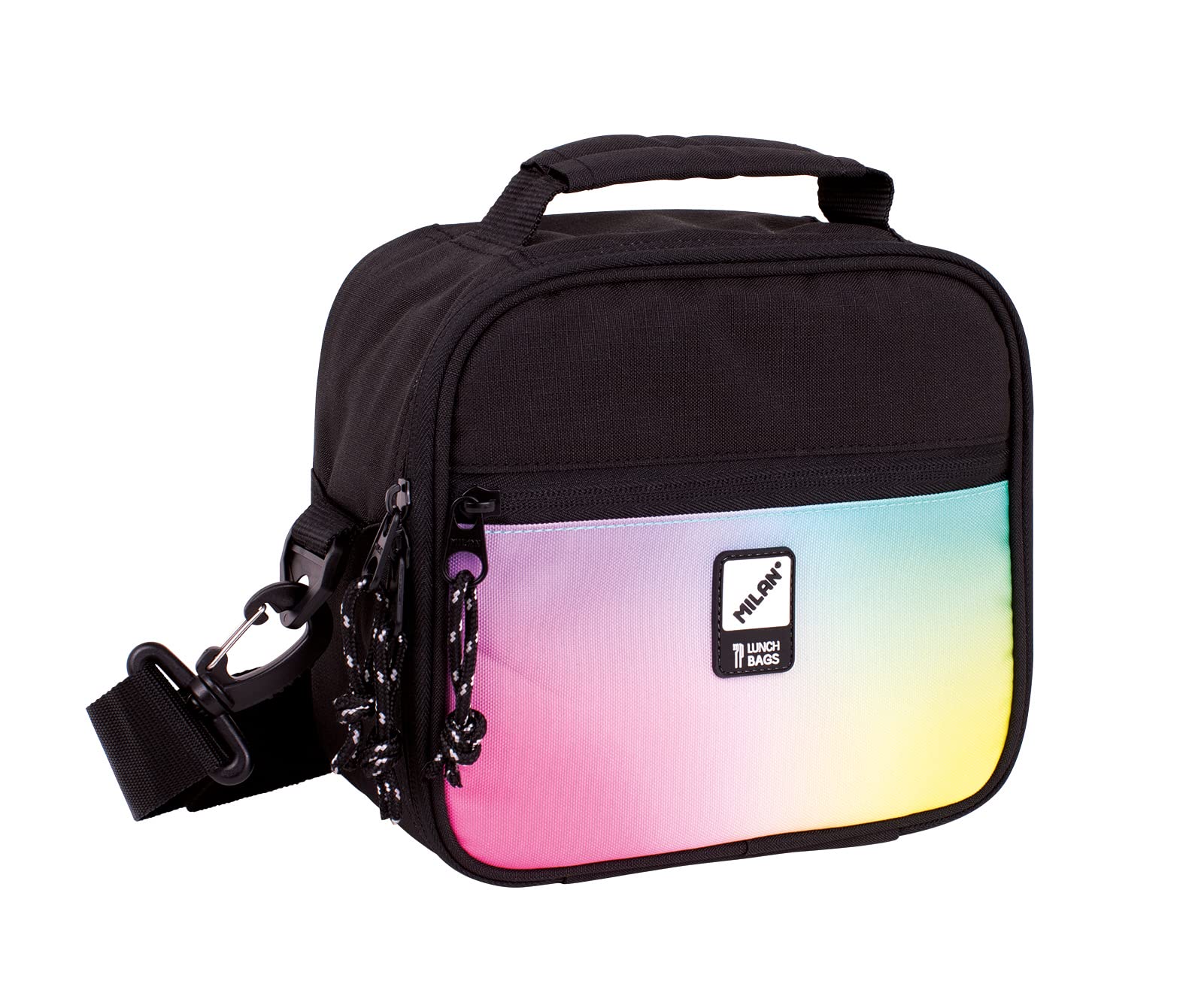 MILAN® Borsa isotermica porta alimenti 3.5l serie SUNSET, nera
