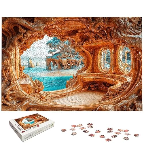 Puzzle 1000 Pezzi Paesaggi, Puzzle Casa in Legno per Adulti, Misura: 75x50 cm, Puzzles 1000 Pezzi per Adulti, Giochi Educativo per Famiglie, Puzzles per Idea Regalo Donna, Decorazioni Casa, -5953