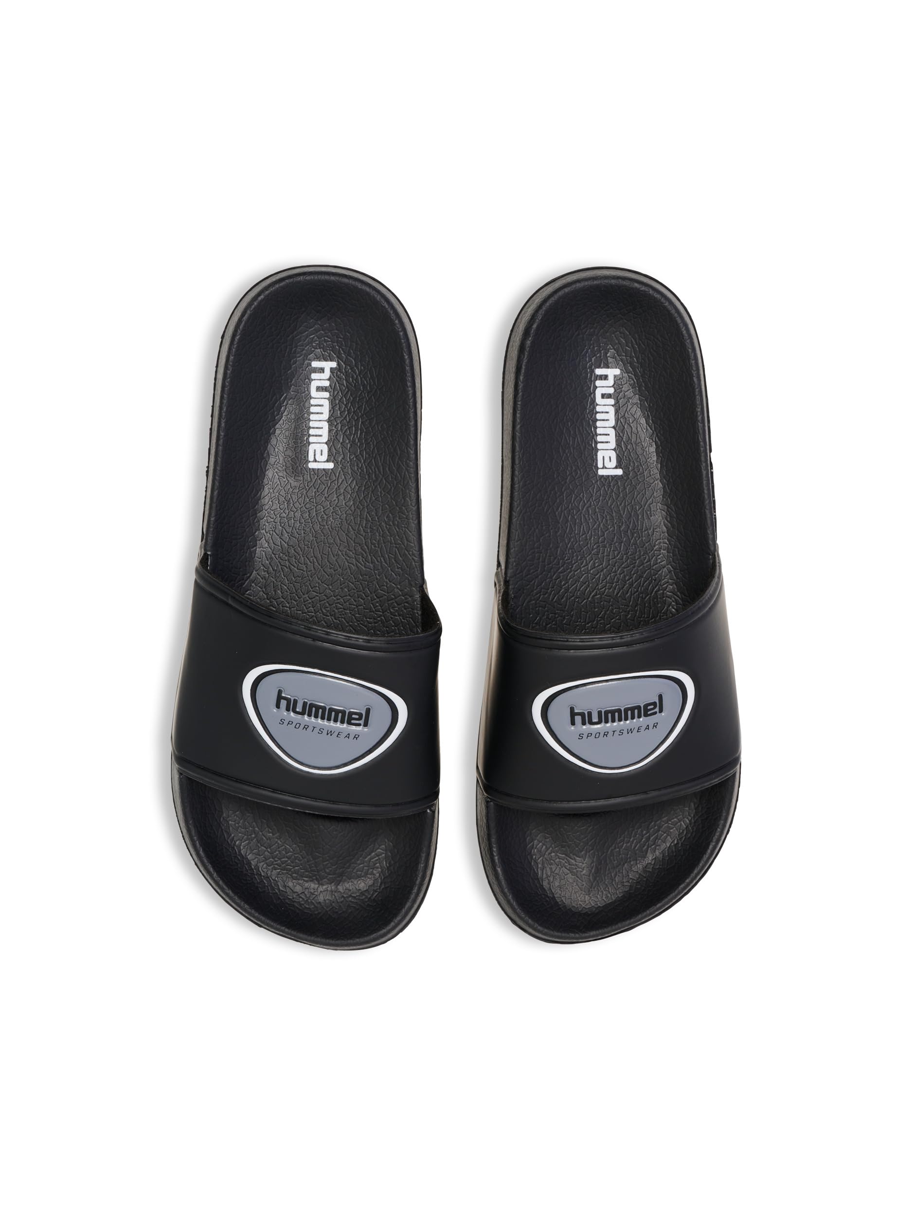 hummel POOL SLIDE BADGE, Slide Sandal, Black,