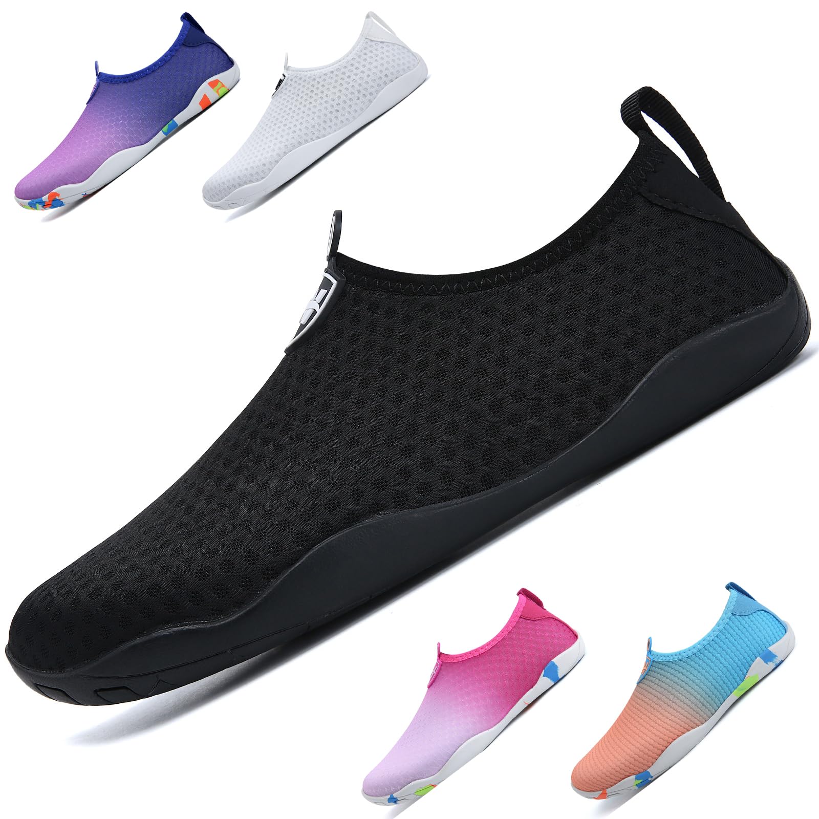 WateLvesBeach Swimming Water Shoes Men Women Swim Aqua Barefoot Yoga Surf Shoes Quick Drying Lightweight Unisex