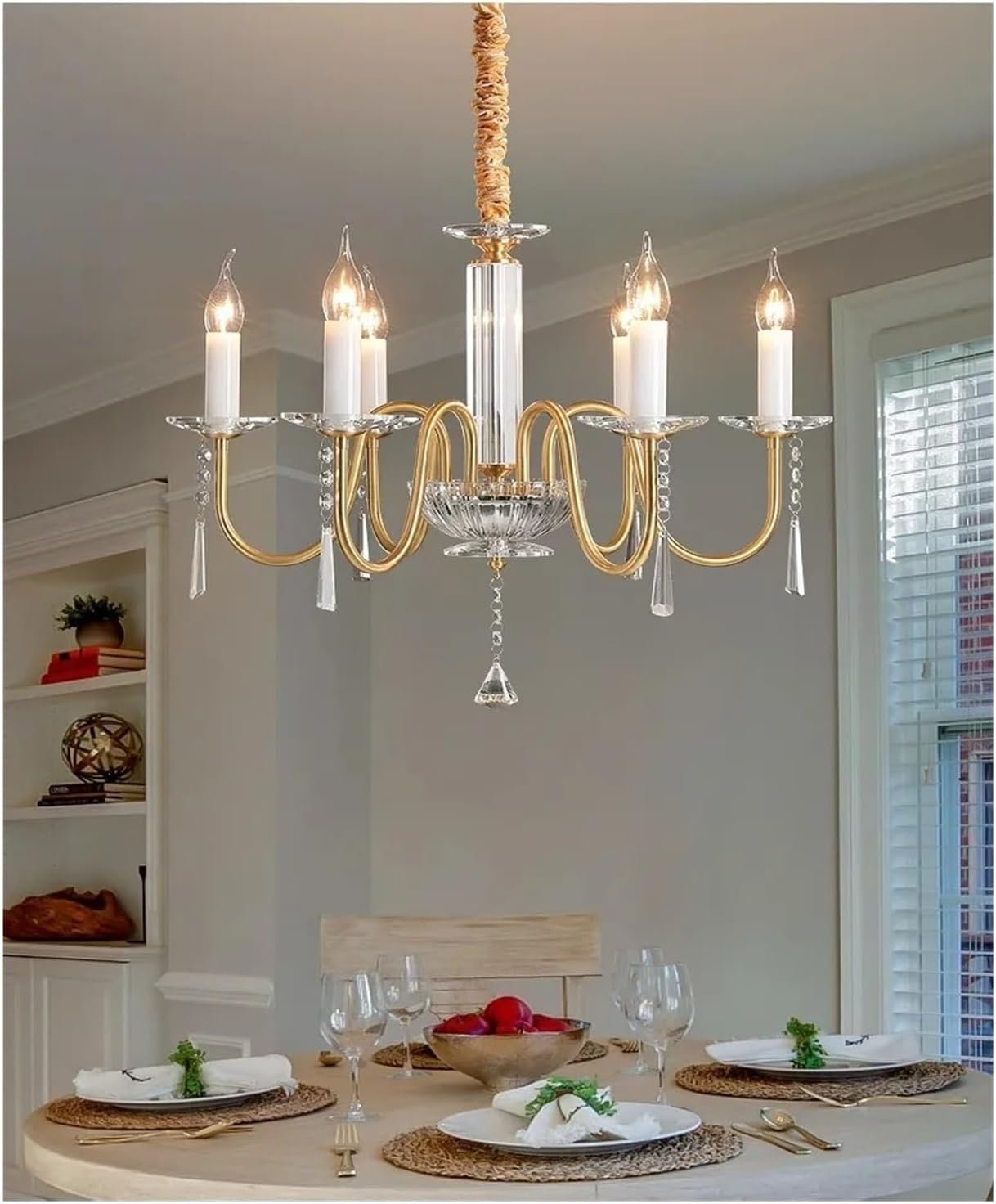 Bedroom Crystal French Princess Room Exquisite Living Room Light Luxury Lamp Dining Room Candle Pendant Light,luminaire