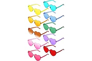 10 Pairs Heart-Shaped Sunglasses: Unveil Your Inner Radiance