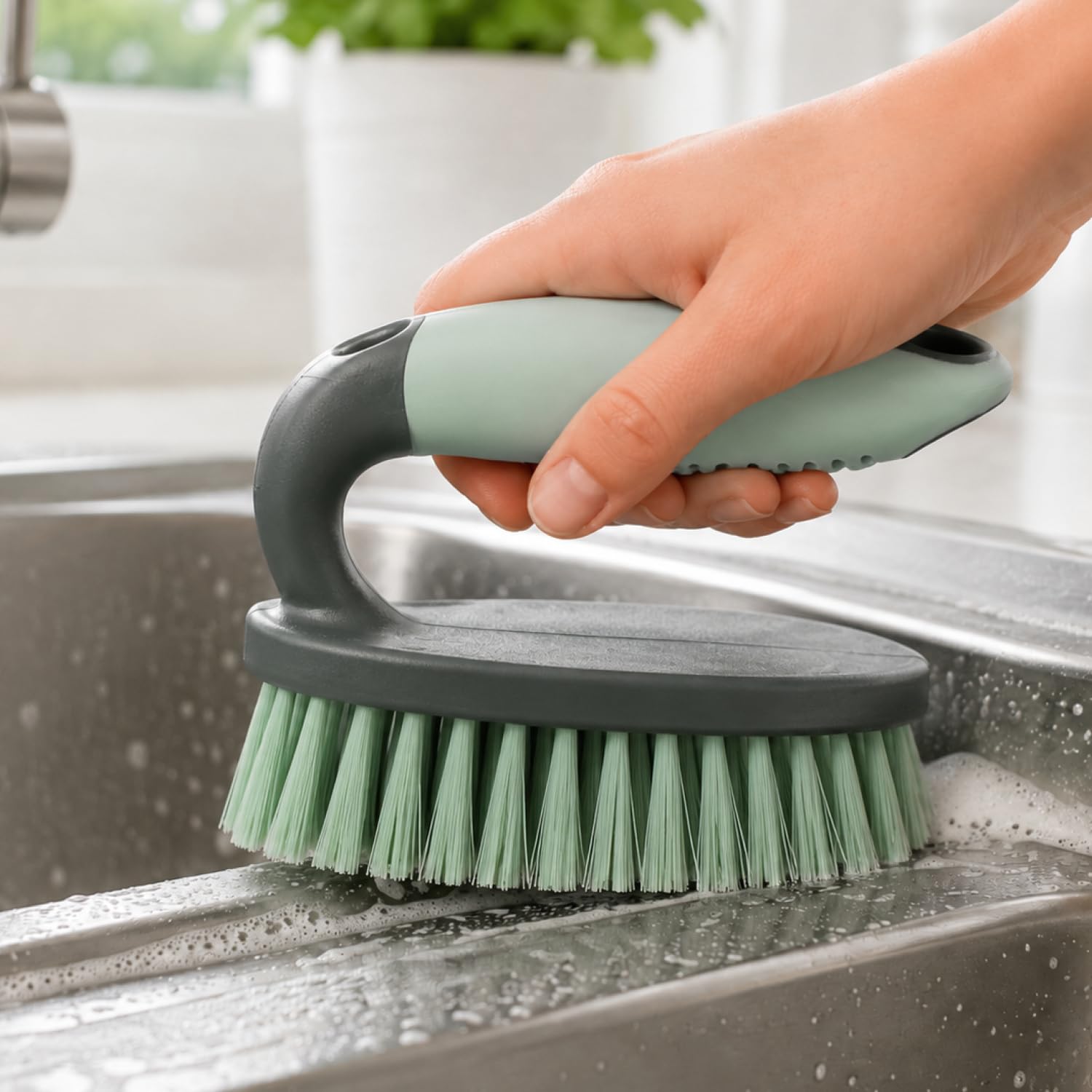 COM-FOUR® 3-czesciowy zestaw do sprzatania, szczotka reczna, szufelka | zestaw do zamiatania dla gospodarstwa domowego