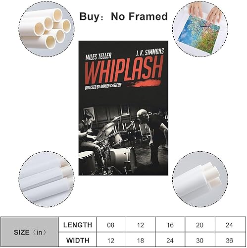 Miniatura 2 de Pósteres inspiradores de película latigazo cervical, póster vintage, póster de música, pósteres de lienzo, cuadros artísticos, impresión moderna de