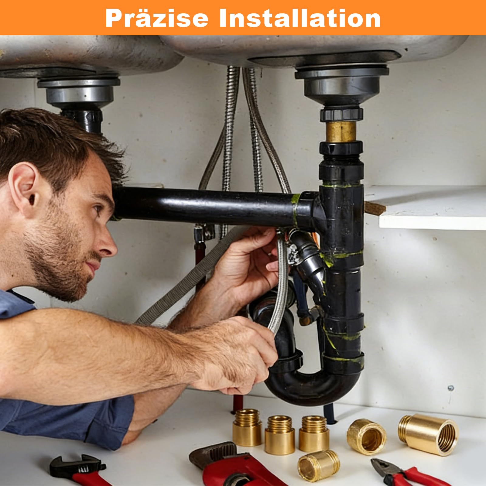 5 Piezas de Extensión para Grifo de 1/2 Pulgada, Extensión para Grifo de Latón, Extensións De 1/2 Pulgada X10 mm/15 mm/20 mm/25 mm/30 mm, para Grifos, Agua Potable, con Cinta de Materia Prima