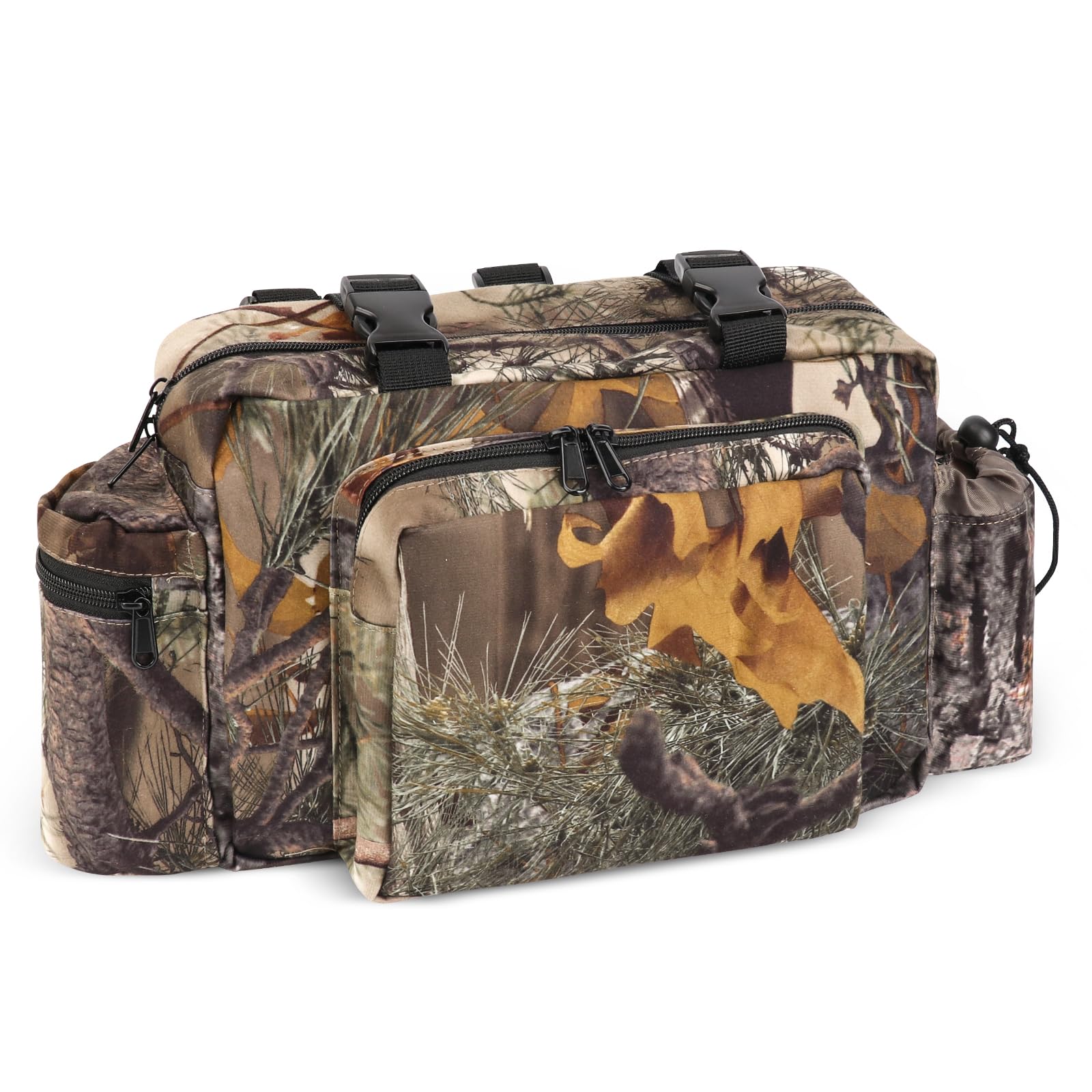 Front Storage Bag,Hunting Fanny Pack,Tree Stand Accessories for Hunting,Multiple Pockets Hunting Fanny Pack,Works with Climbing or Ladder Stands
