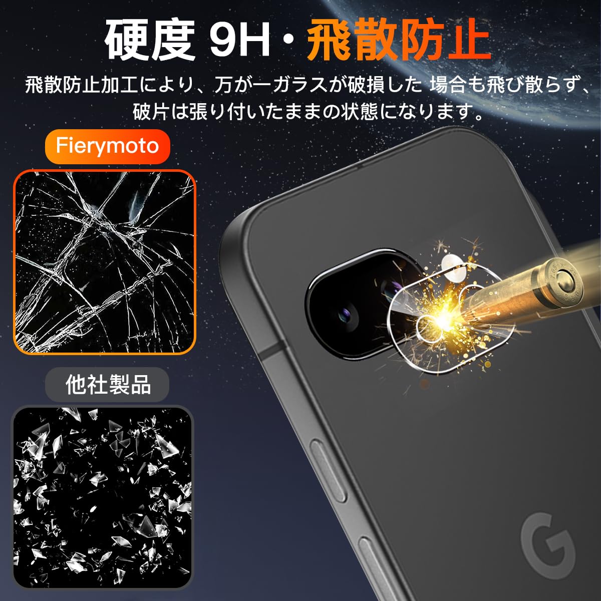Amazon | 用 Google Pixel 9A カメラレンズ 保護 カバー 2枚 【2枚 
