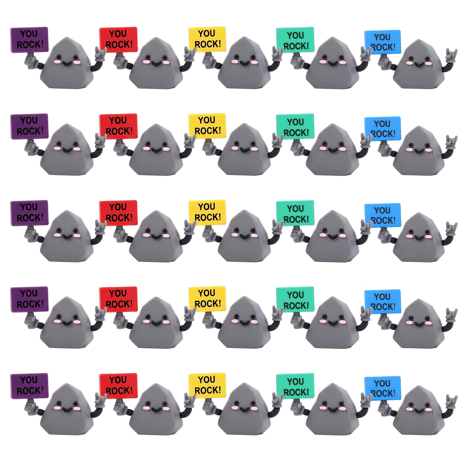 Mini Rubber Dinosaur Toys - 25 Pack -21