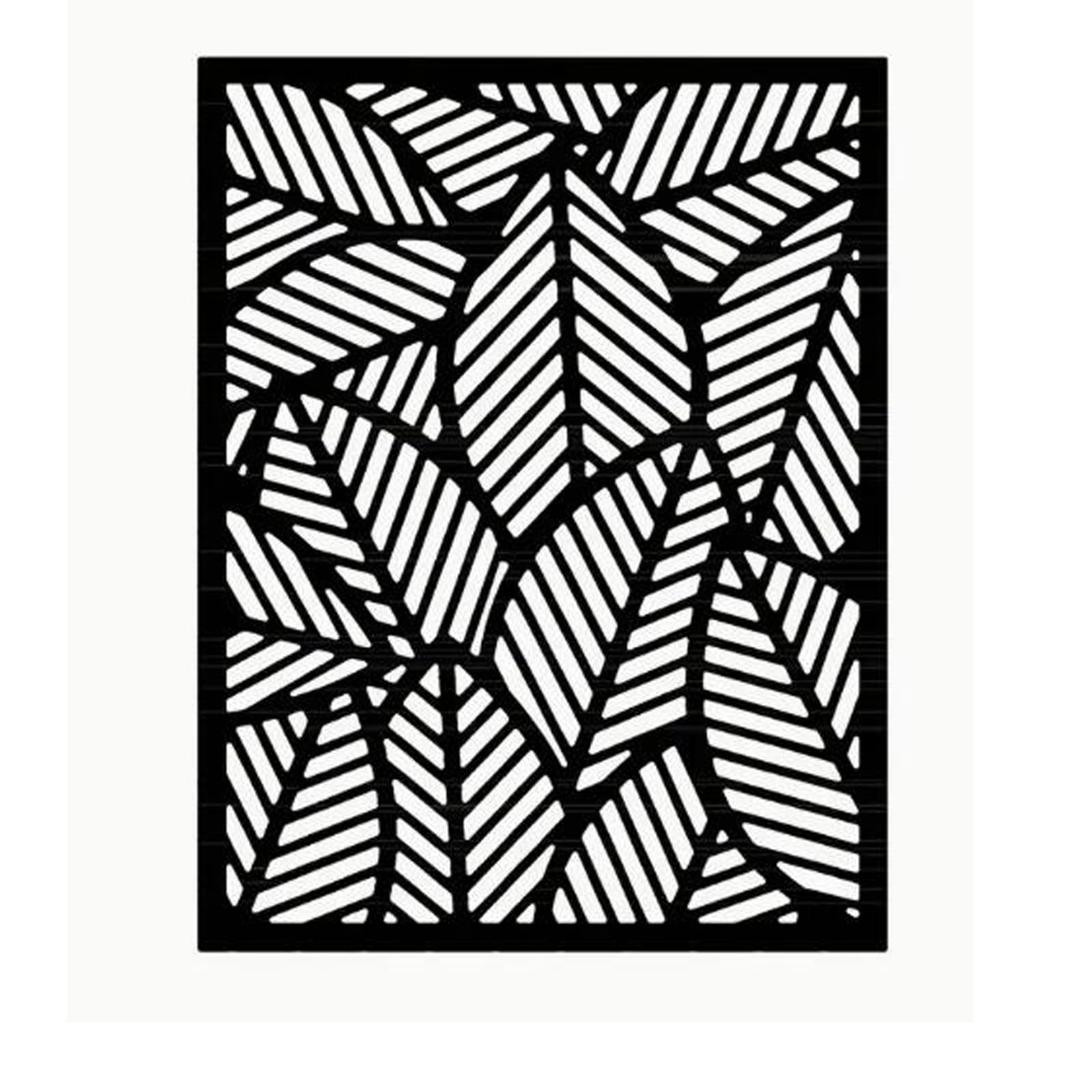 Stanzschablone Für Scrapbooking & Kartenbasteln – Quadratische Prägeform Mit Gartenmuster, 144x144 Mm