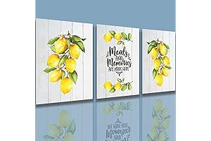 Watercolor Lemon Wall Decor for Kitchen: Add Zest to Your Home
