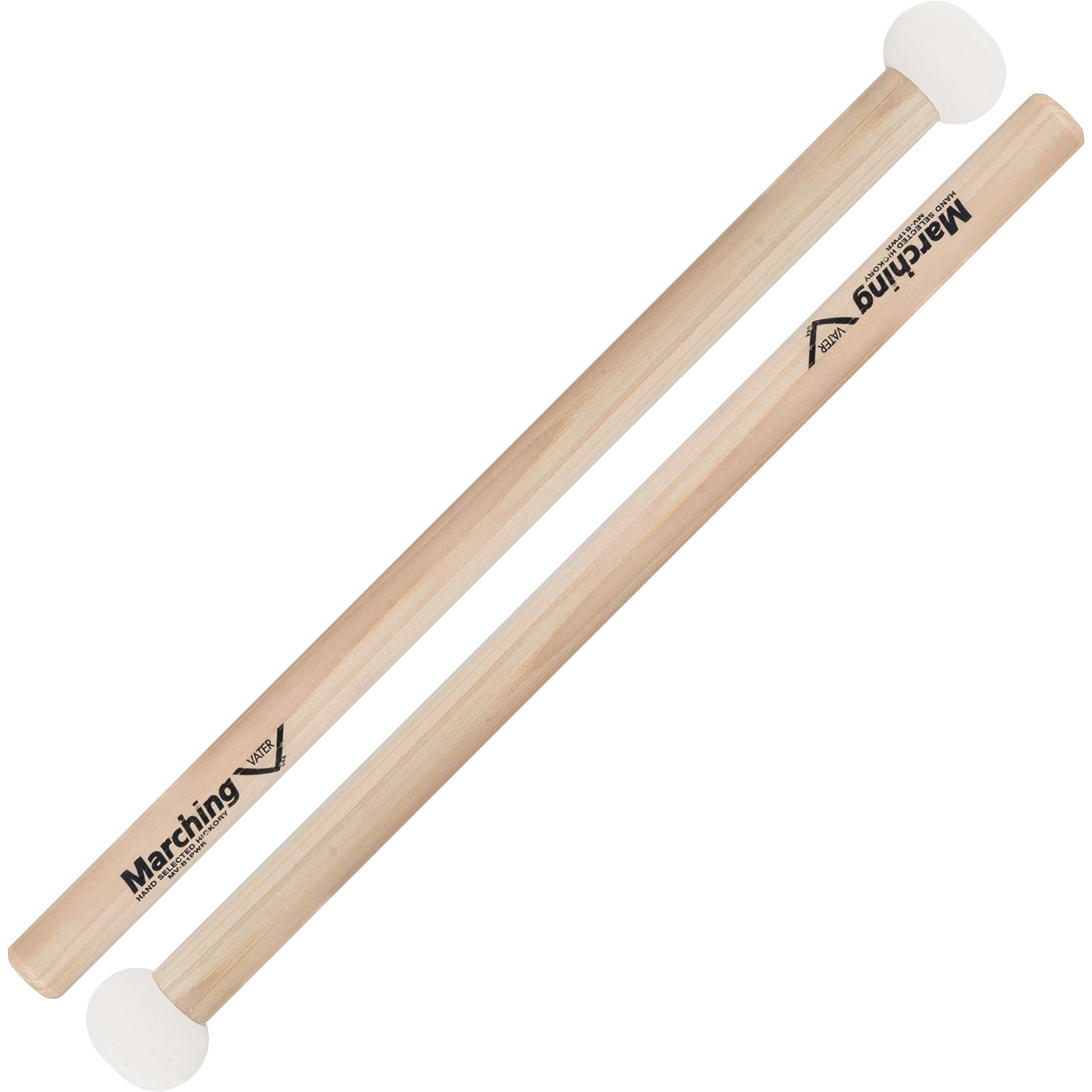 Vater DrumSticks B1PWR - Power Bass Drum Mallet 1 for 16" -18" | 40.64-45.72cm Drums