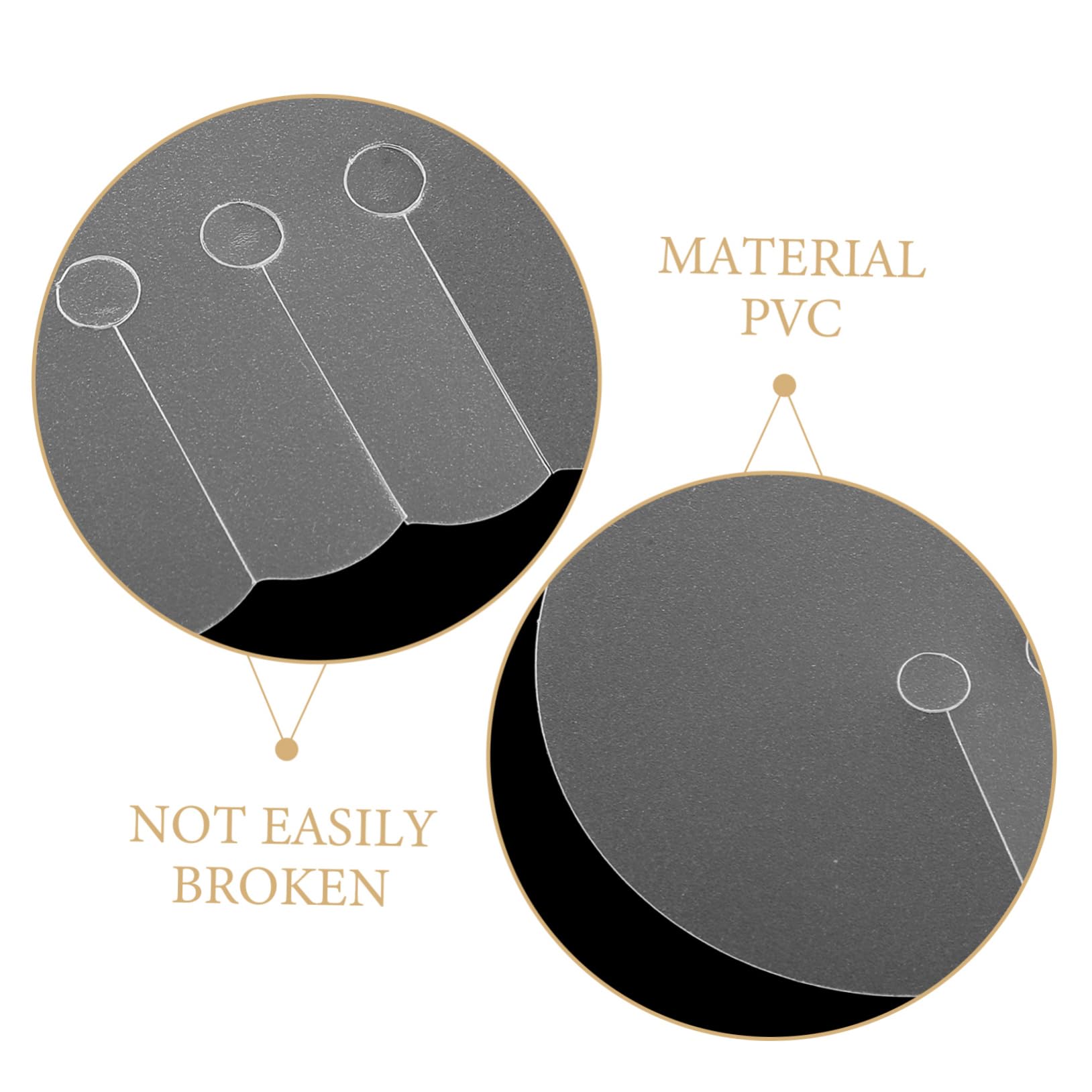 FRCOLOR 10 Pezzi Scudi Termoprotettori in Pvc per Extension Chioma Protezione Cuoio Capelluto e Radici, Leggeri e Compatti, per Fai da Te Extension