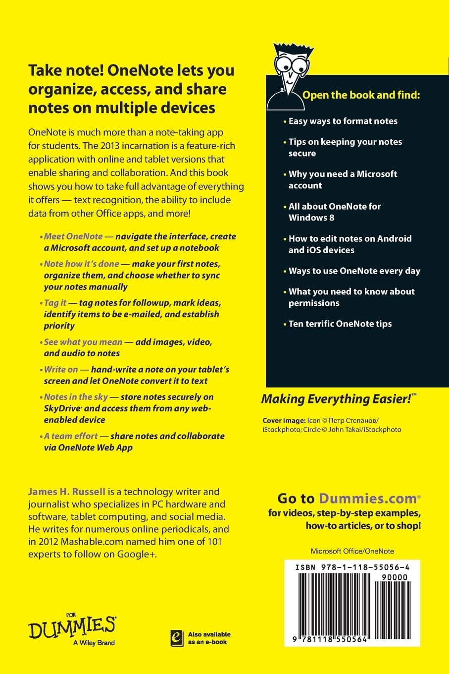 OneNote 2013 For Dummies - Image 2