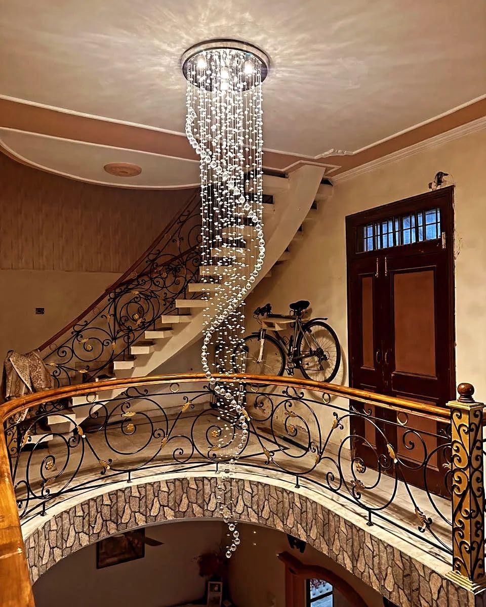 See full amazon price history chart for Crystomist Height 20 Ft Crystal Glass Spiral Modern Led Chandelier for Living Room, Stair Area, Hotels, Resort Ceiling Light Color(Warmwhite) bb22 Crystomist Height 20 Ft Crystal Glass Spiral Modern Led Chandelier for Living Room, Stair Area, Hotels, Resort Ceiling Light Color(Warmwhite) bb22 (B0D9GXWBRQ) Amazon Price History, Amazon Price Tracker