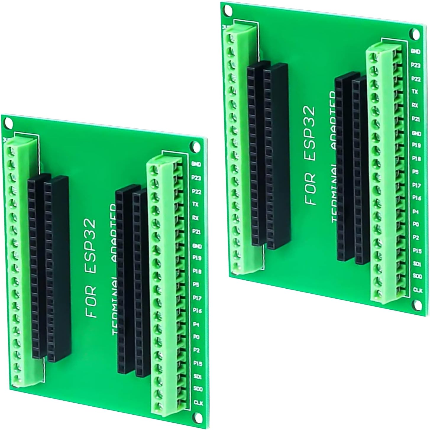 2 Pcs ESP32 Breakout Board ESP32 Expansion Board 38Pin Development Board with Wireless WiFi Bluetooth for ESP-WROOM-32 Microcontroller Development Board