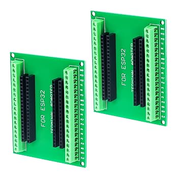 2 Pcs ESP32 Breakout Board ESP32 Expansion Board 38Pin Development Board with Wireless WiFi Bluetooth for ESP-WROOM-32 Microcontroller Development Board