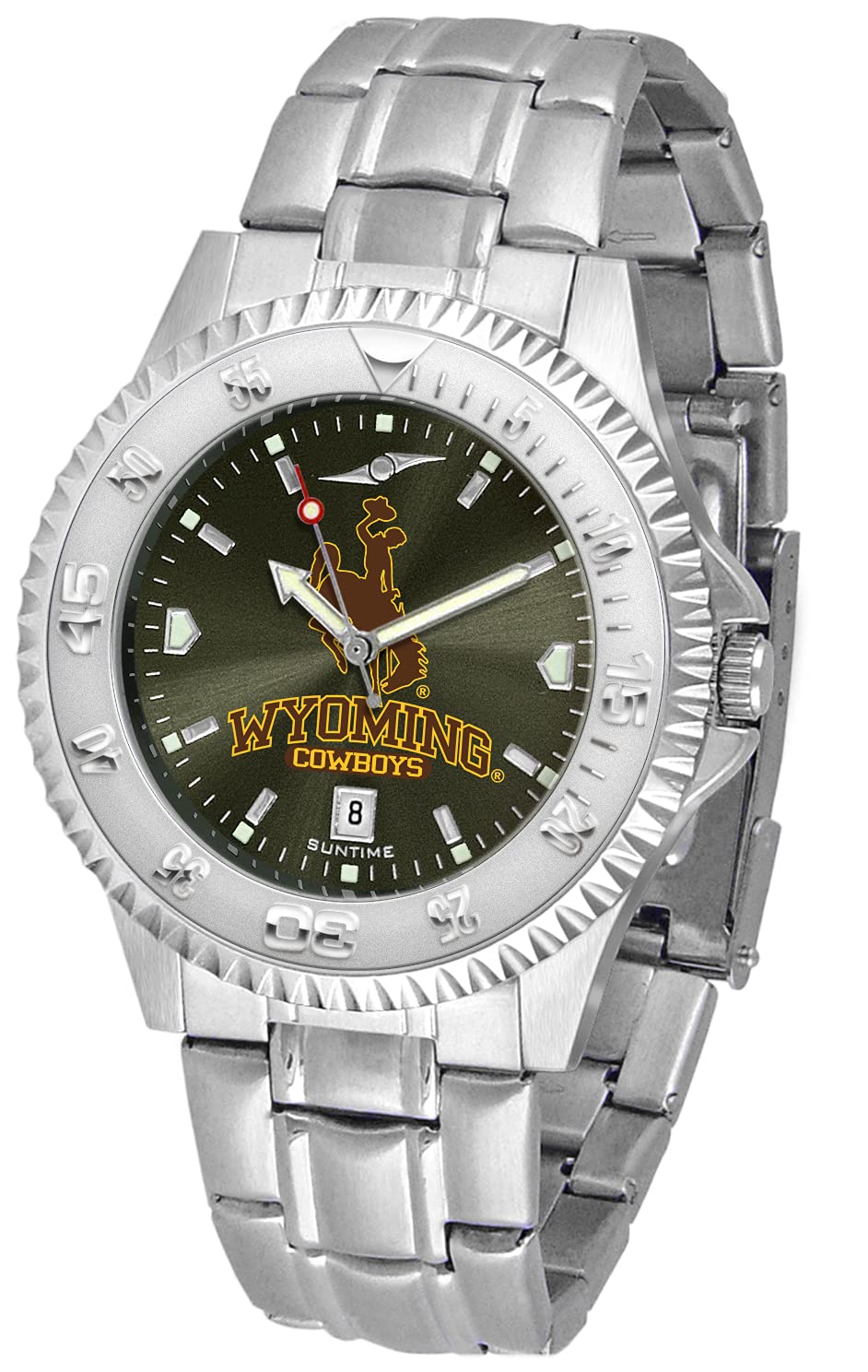 SunTime Men's Competitor 40mm Quartz Watch, 20mm Stainless Steel Strap, Anochrome Dial