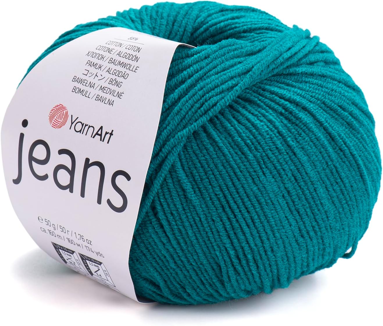 YarnArt Cotton Blend Amigurumi Yarn –Cotton Acrylic Yarn for Knitting and Crocheting, DK Weight/Light Worsted Yarn for Amigurumi, Baby Items and Garments