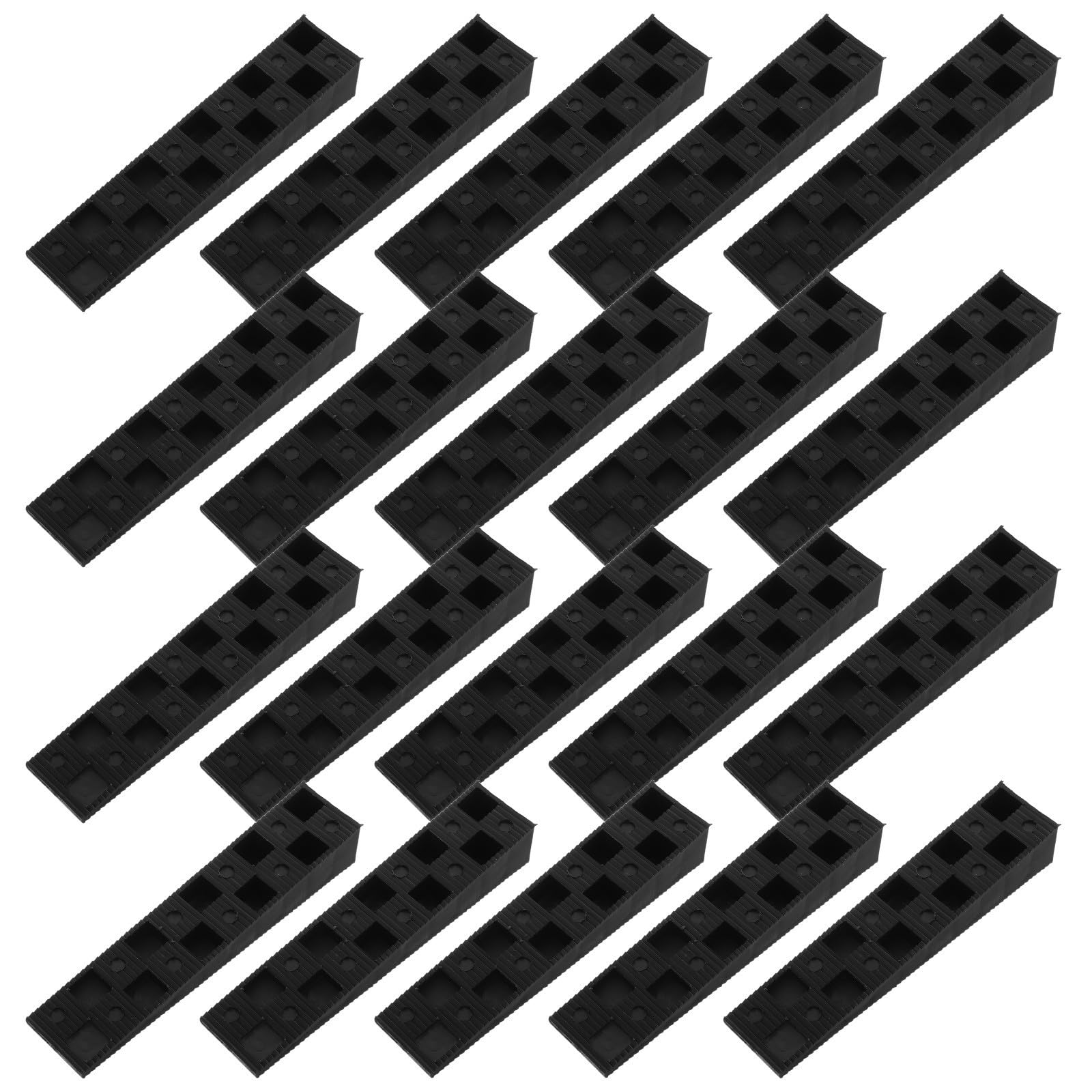 Cuñas de plástico para nivelar puertas sin deformación pack de 20 unidades contra descuadres