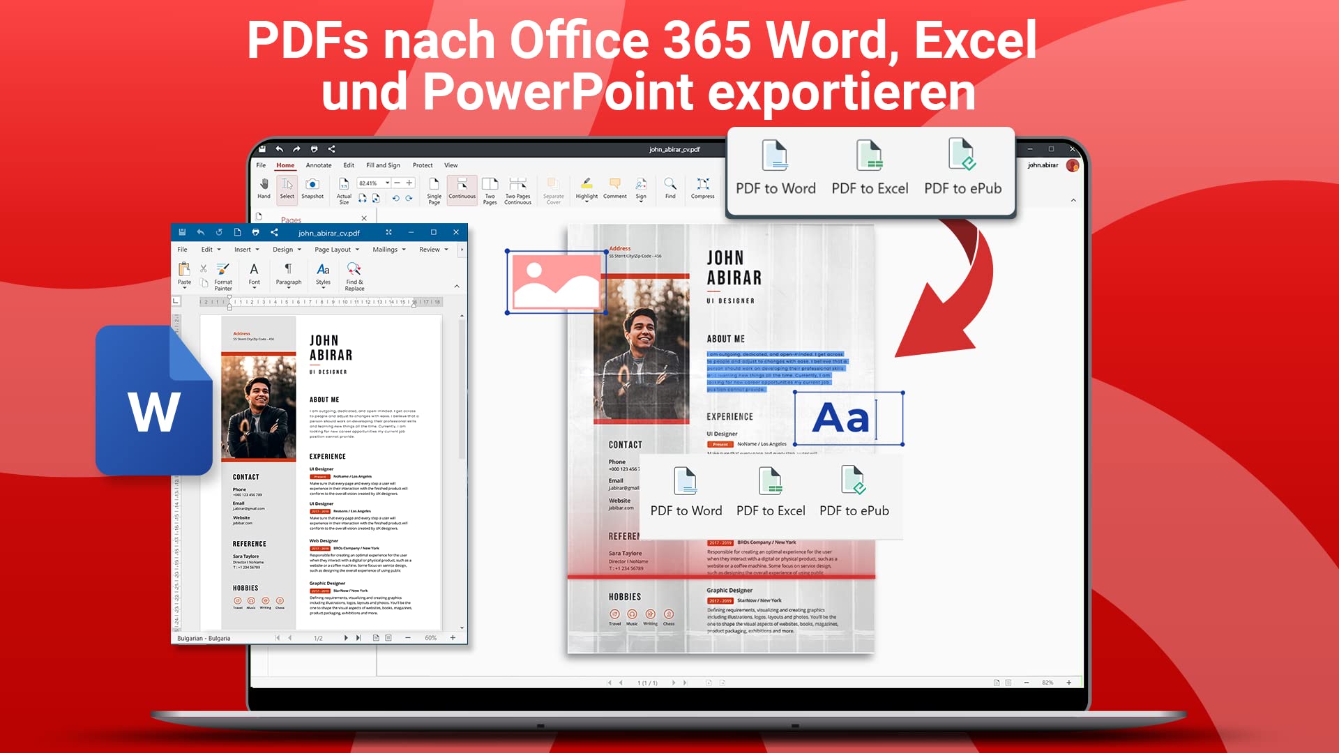 PDF Extra Lifetime – Professioneller PDF Editor – Lebenslange Lizenz – Bearbeiten, Schützen, Kommentieren, Ausfüllen und Signieren von PDFs für 1 Windows PC