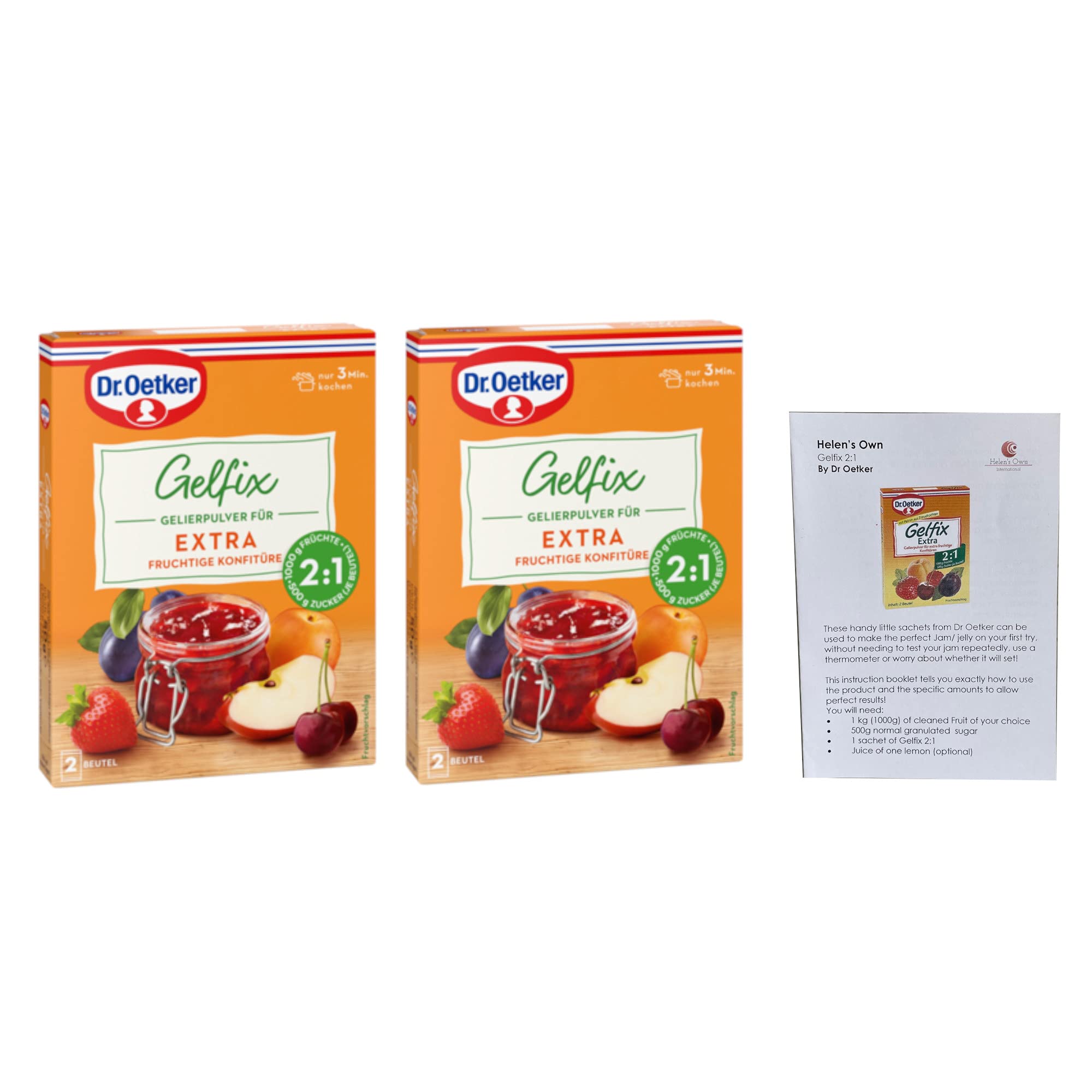 Buy Gelfix 21 by Dr Oetker Jam Setting Gelling Solution 4X 25g sachets
