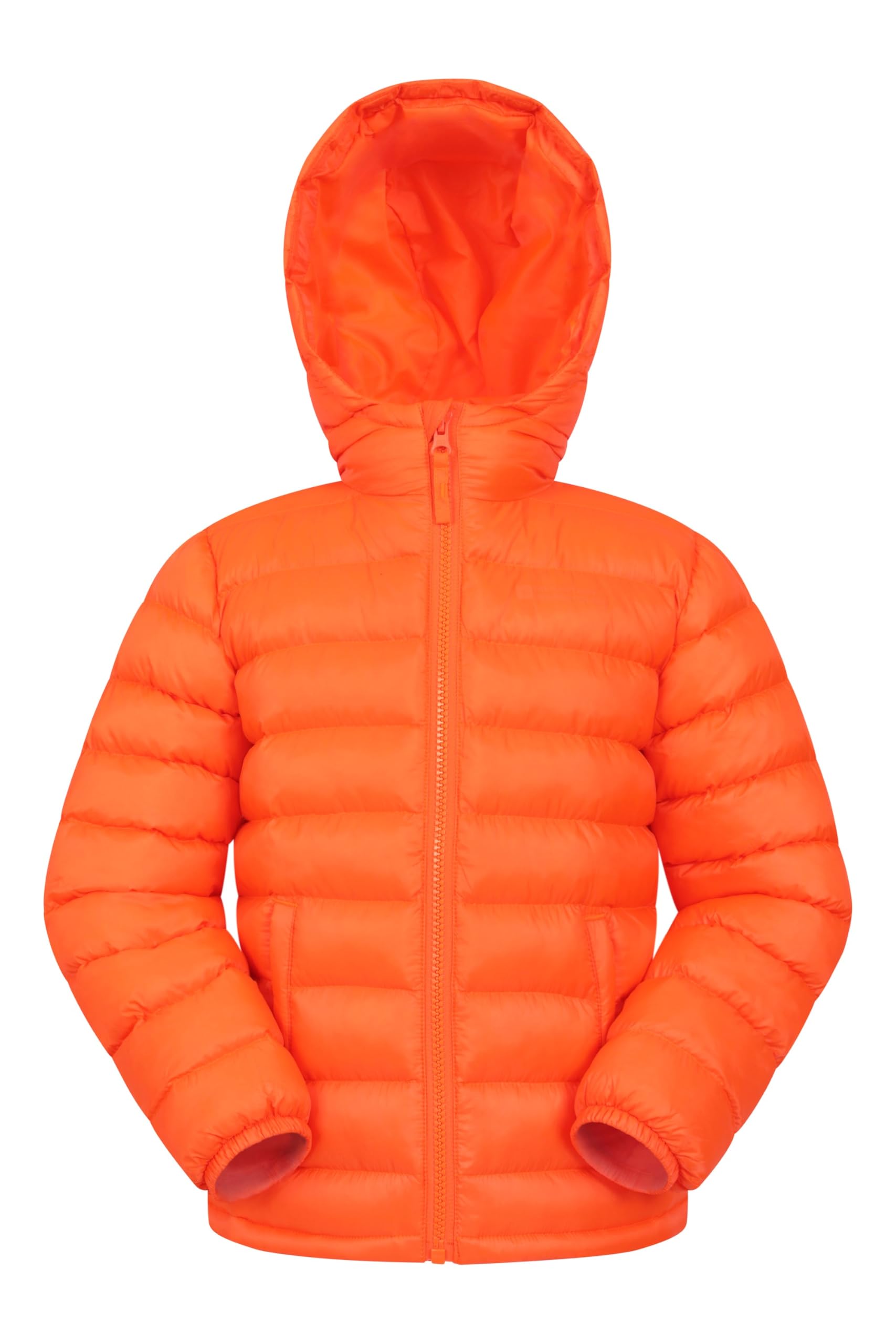 Mountain Warehouse Boys Neon Orange Seasons Padded Kids Puffer Jacket - Water Resistant, Lightweight & Insulated Coat, & Girls - Spring Summer, School, Travel Teen Size 13 Years