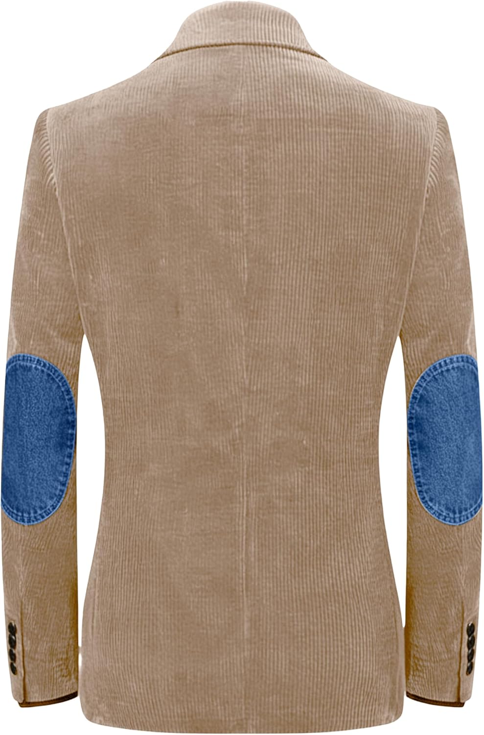 Men's Suits Jacket Corduroy Mans Blazer Western Sports Coat Denim Jeans Elbow Patches Formal Casual
