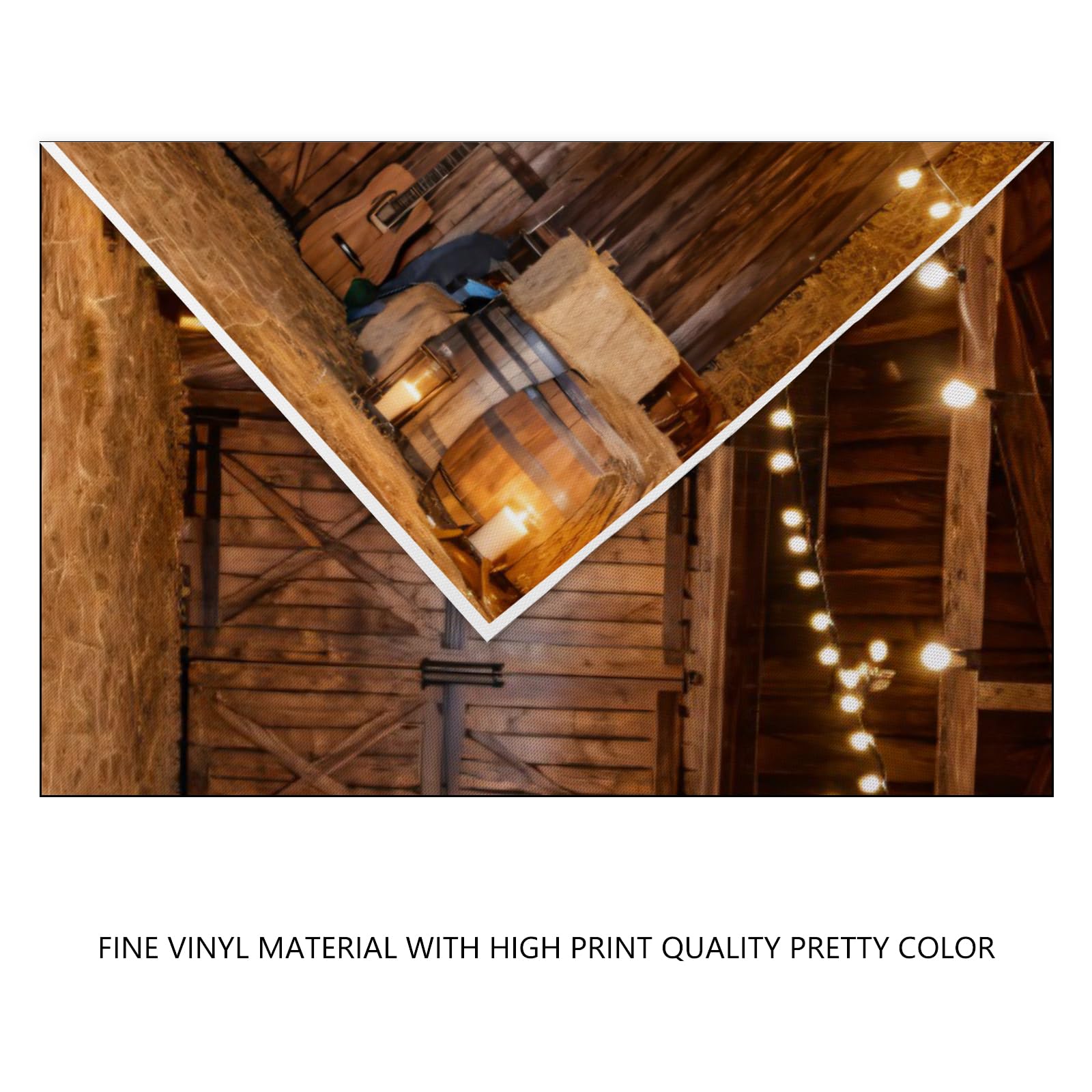 YongFoto 3x2,5m Occidentale Fondali per feste Rustico Casa in legno Magazzino Fienile Paglia Chitarra Selvaggio West Fotografia Sfondo per Cowboy Festa a tema Forniture per cabine fotografiche