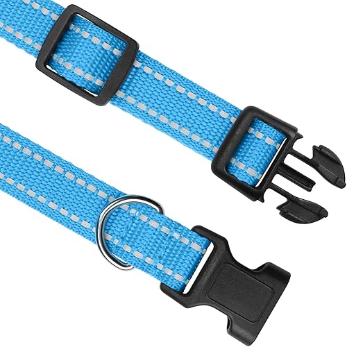 Miniatura 6 de PetJoy Paquete de 3 correas de repuesto para collares Shock & E  Collares de perro ajustables de nailon duradero, 8-27 pulgadas, hebilla de