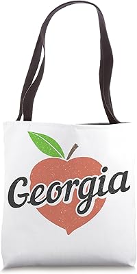 Georgia The Peach State Atlanta Vintage Pride Tote Bag