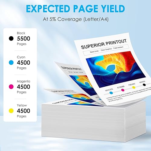 Vista 28 de LeciRoba 051H - Cartucho de tóner negro de alta capacidad compatible para Canon 051H 051 ImageCLASS MF264dw MF267dw MF269dw MF266dn MF263dn