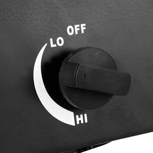 Miniatura 4 de GYMAX Estufa de campamento, estufa de propano de un solo quemador con patas ajustables, salida de 100,000 BTU, regulador de 20 PSI y certificación