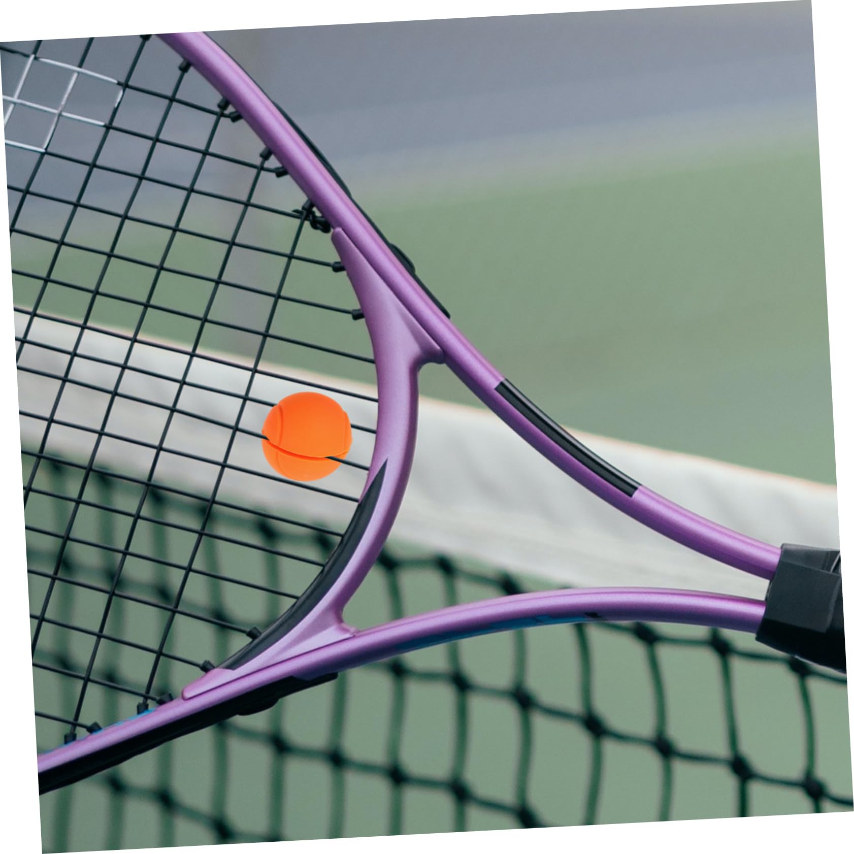 BESTonZON Tennisschläger Tennisschläger Absorber Schlägerdämpfer Kleiner Dämpfer Tennis Shocking Absorber Tennis Stoßdämpfer Tennis Zubehör Kunststoff