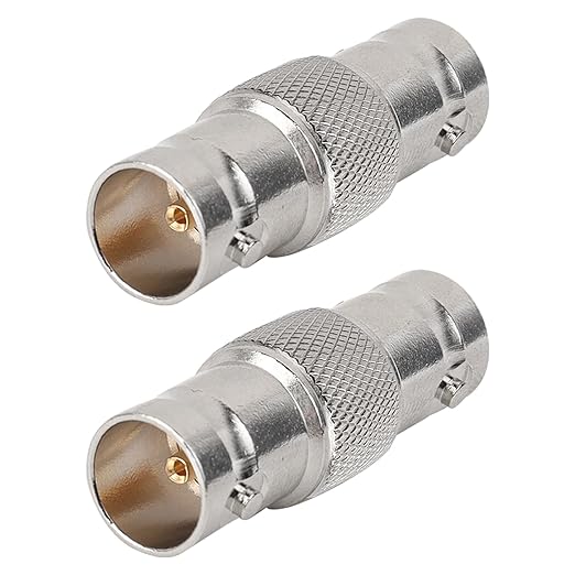 Adaptador BNC Hembra a Hembra 75 Ohm MOOKEERF 2 Piezas miniatura 2