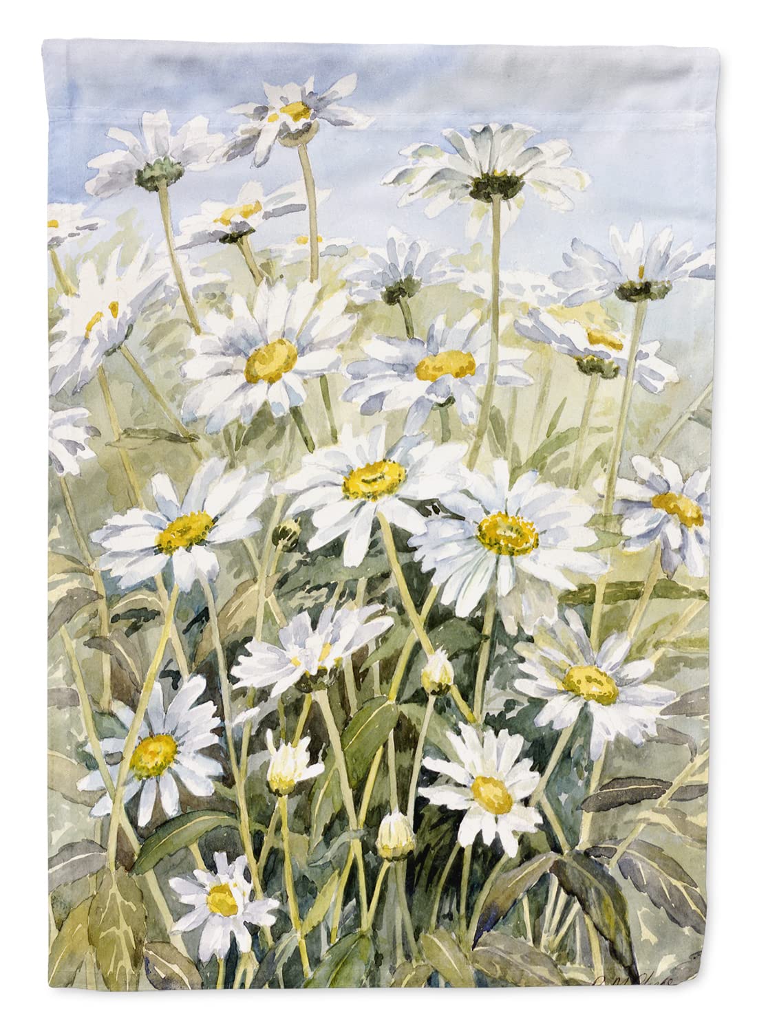 Grand drapeau de maison Daisies Caroline s Treasures Cbc0043chf en toile multicolore