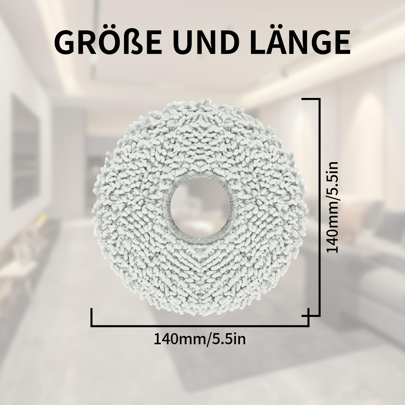 Lot De 6 Lingettes De Nettoyage Pour Deebot N8, Lavables Et Reutilisables Compatibles Avec Ecovacs Deebot T8 Et Deebot N8 N8 Pro N8 Pro T8 T8 98703644