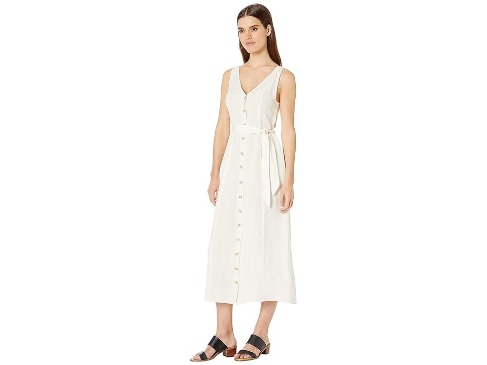 

Amuse Society Driftwood Sleeveless Woven Dress (Casa Blanca) Women's Clothing, White