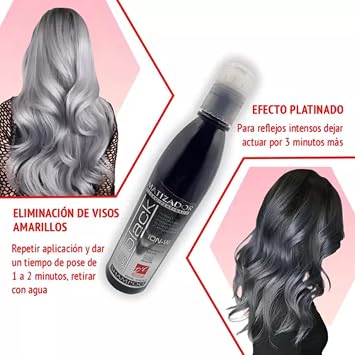 Le Black Purple Toning Shampoo Shampoo for Blonde Hair, 8.45 Fl Oz, Formal Tone, Black/Platin Enhance and Maintain Vibrant Blonde Shades with a Premium Hair Care Formula