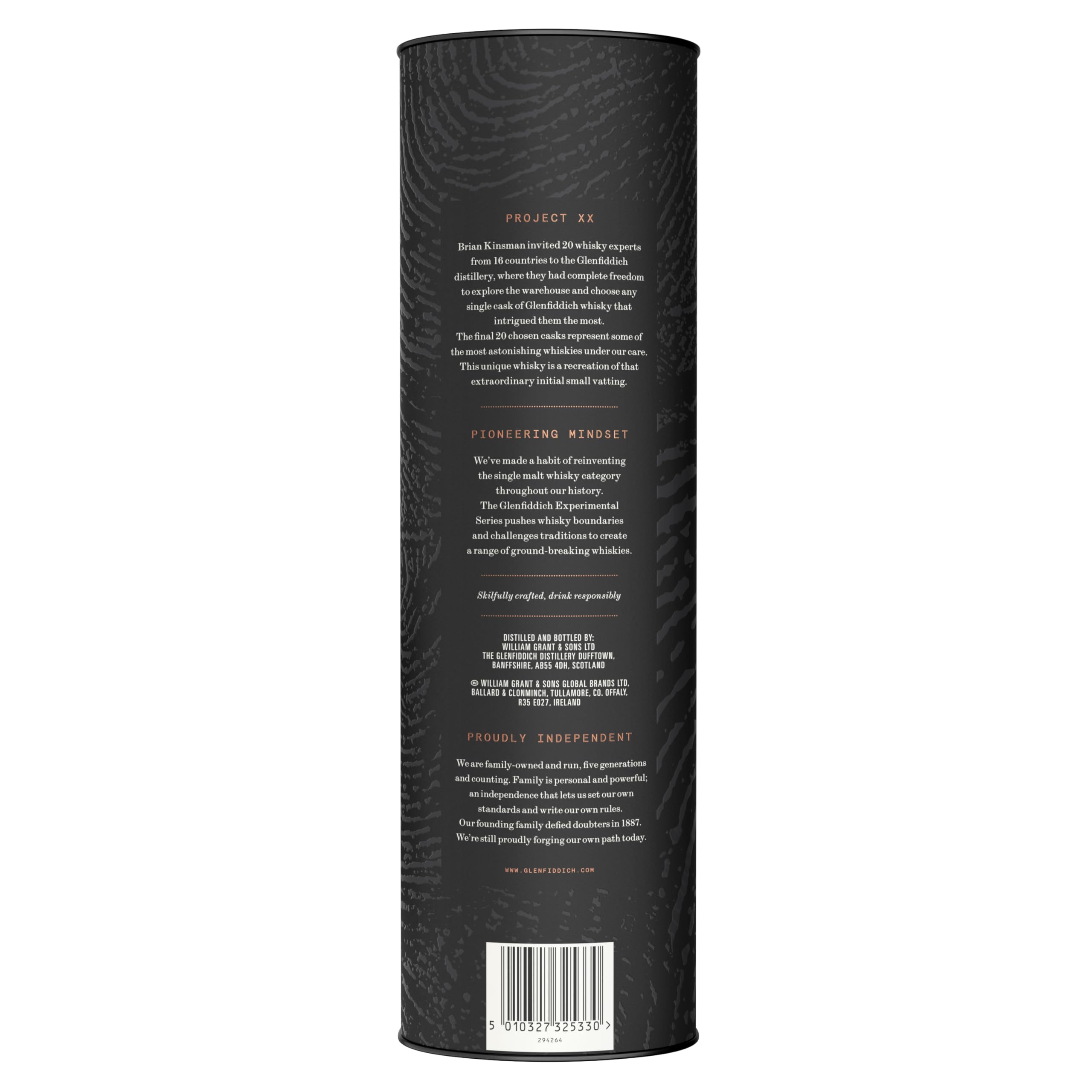Glenfiddich Single Malt Scotch Whisky Experimental Series Project XX mit Geschenkverpackung, 70cl - limitierte Premium-Auflage