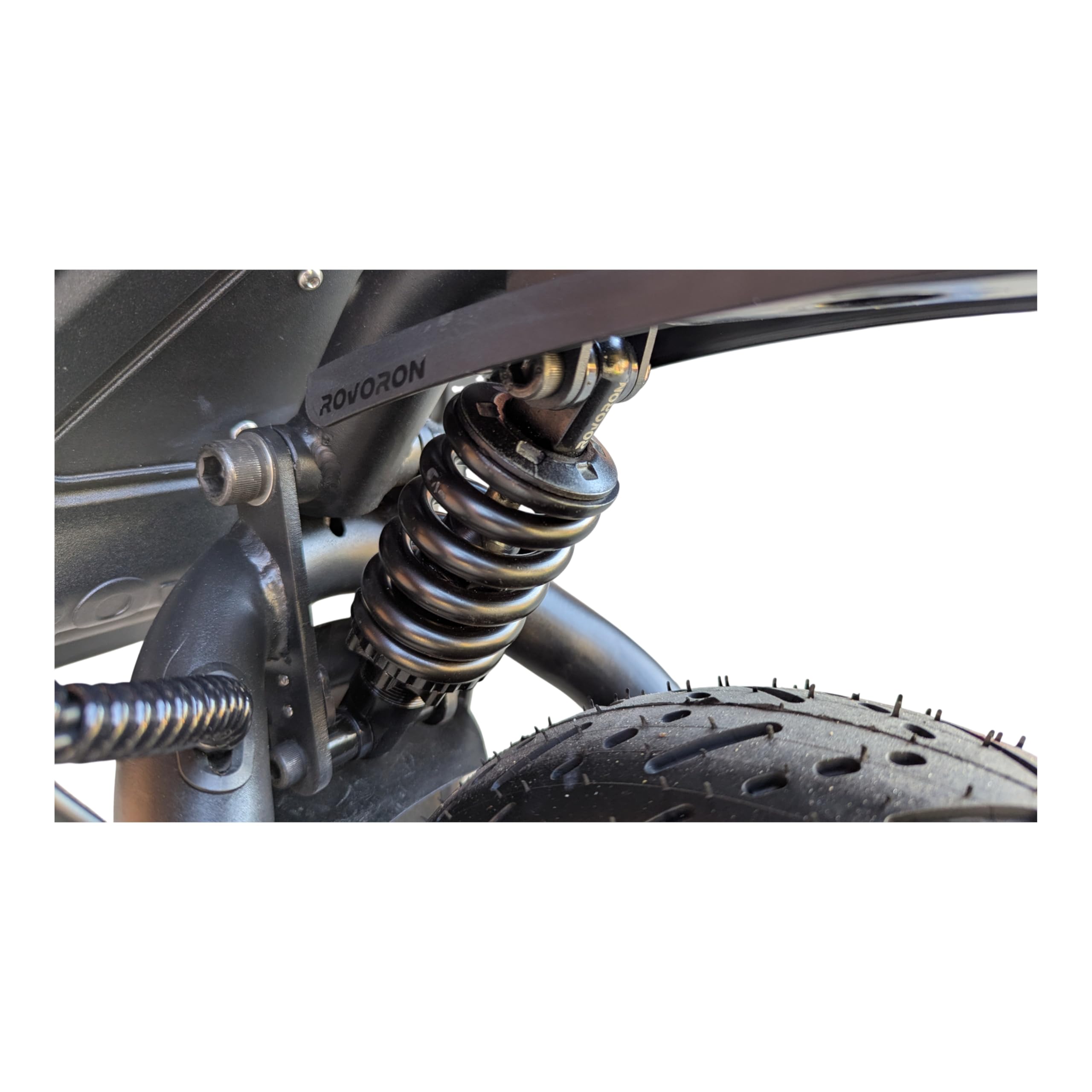 ROVORON R7 Patinete Eléctrico, 60 V 28 Ah, Motores Dobles, Neumáticos Tubeless, Firma LED