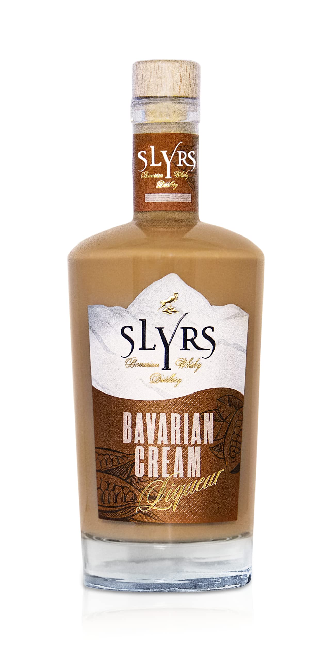 SLYRS Bavarian Cream Liqueur 17% vol. 0,5 l Glasflasche