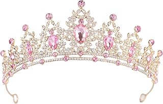 Crystal Crown and Tiara For Women - Rhinestone Headband For Princess Girls,Bridal Hair Accessories For Weddings Birthday