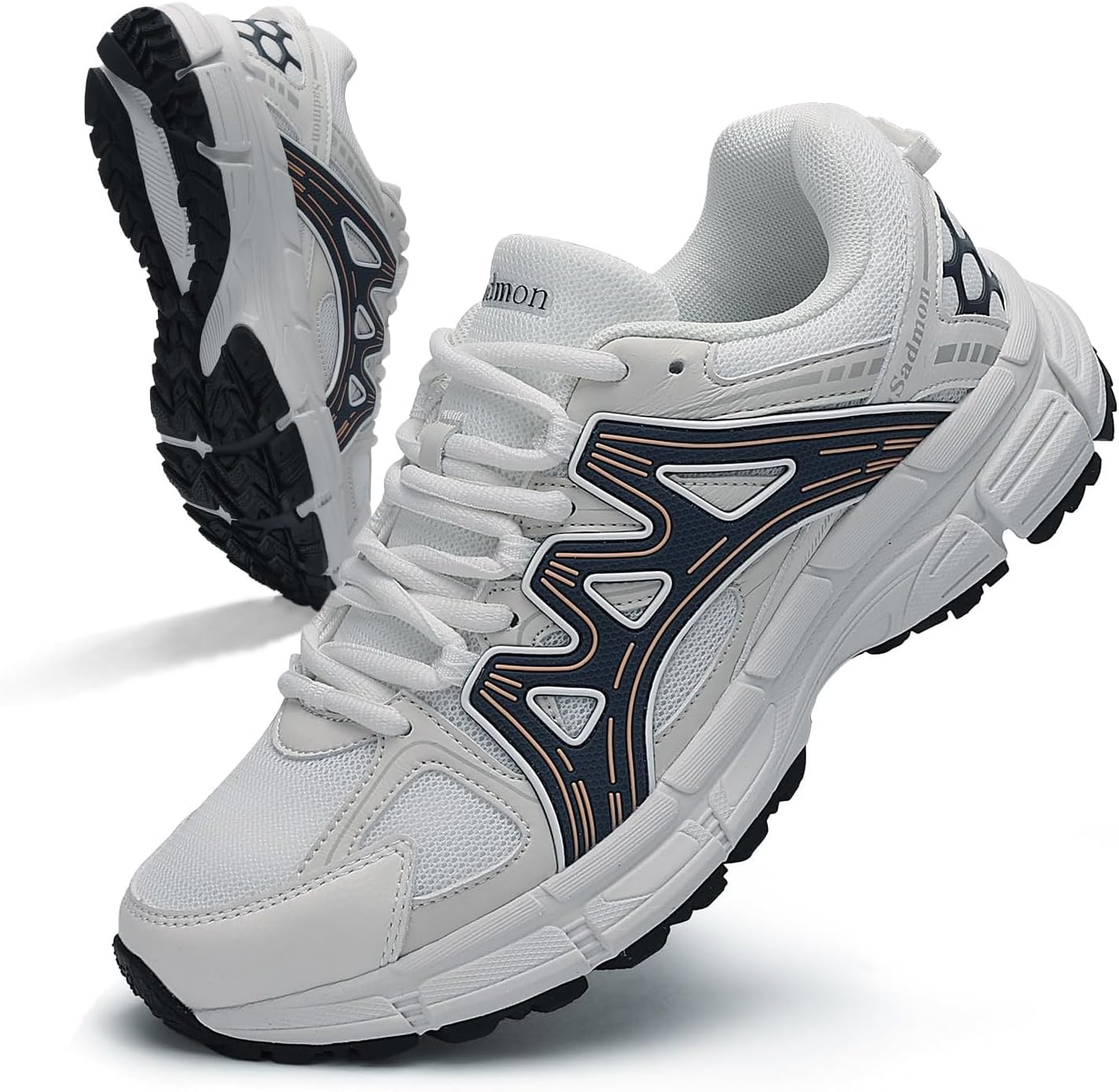Women’s Fashion Lightweight Trail Running Shoes Walking Breathable Anti-Slip Cushioning Sneakers Supportable
