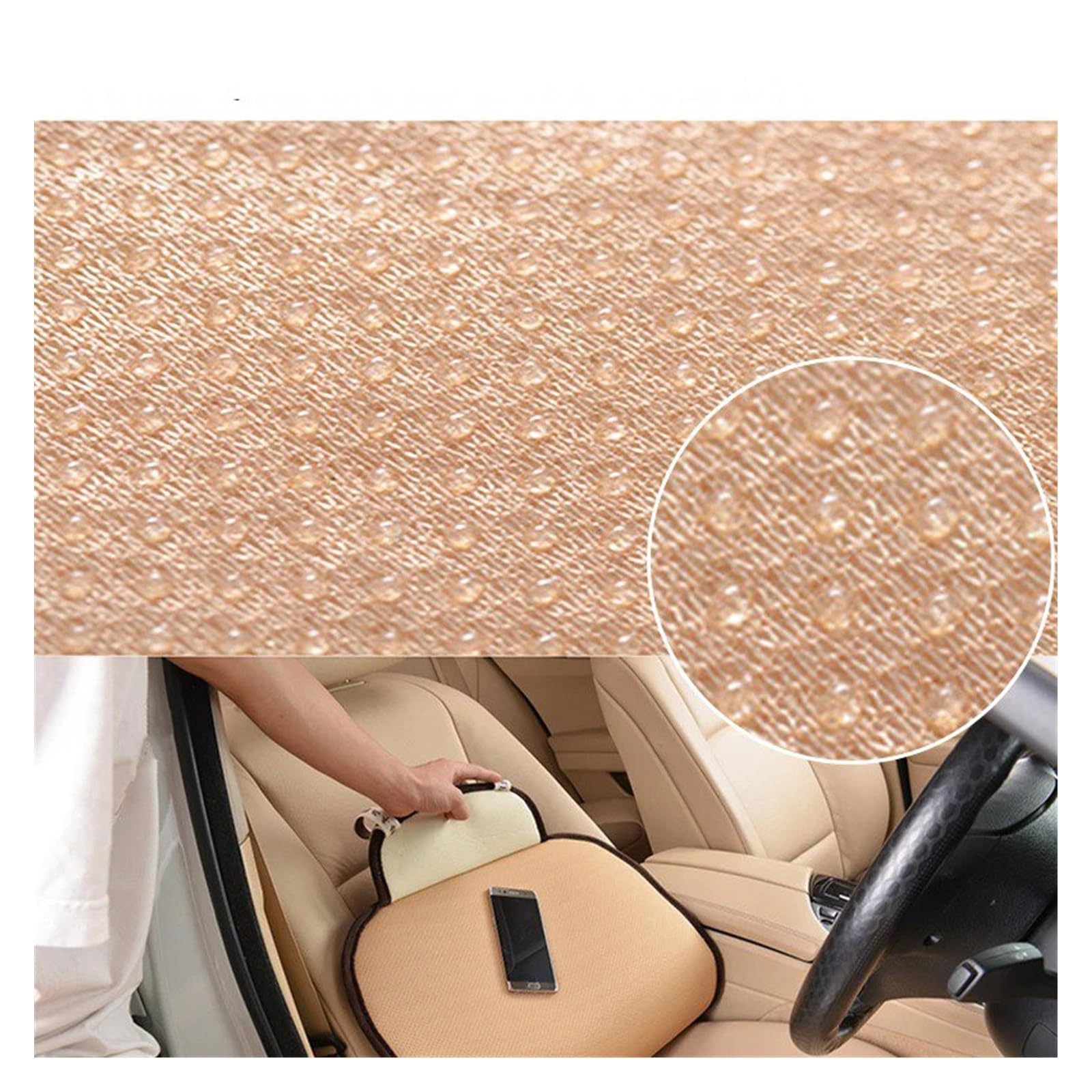 Housses De Sièges Housse Siège Voiture Douce Coussin Automobile Peluche Respectueux La Peau Antidérapant, Protection Universelle pour Berline SUV