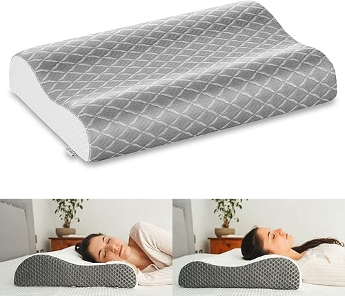 Miniatura 1 de Joynox Memory Foam Pillow for Sleeping, Adjustable Cervical Neck Support Bed Pillows for Shoulder Pain, Ergonomic Orthopedic Contour Pillow for