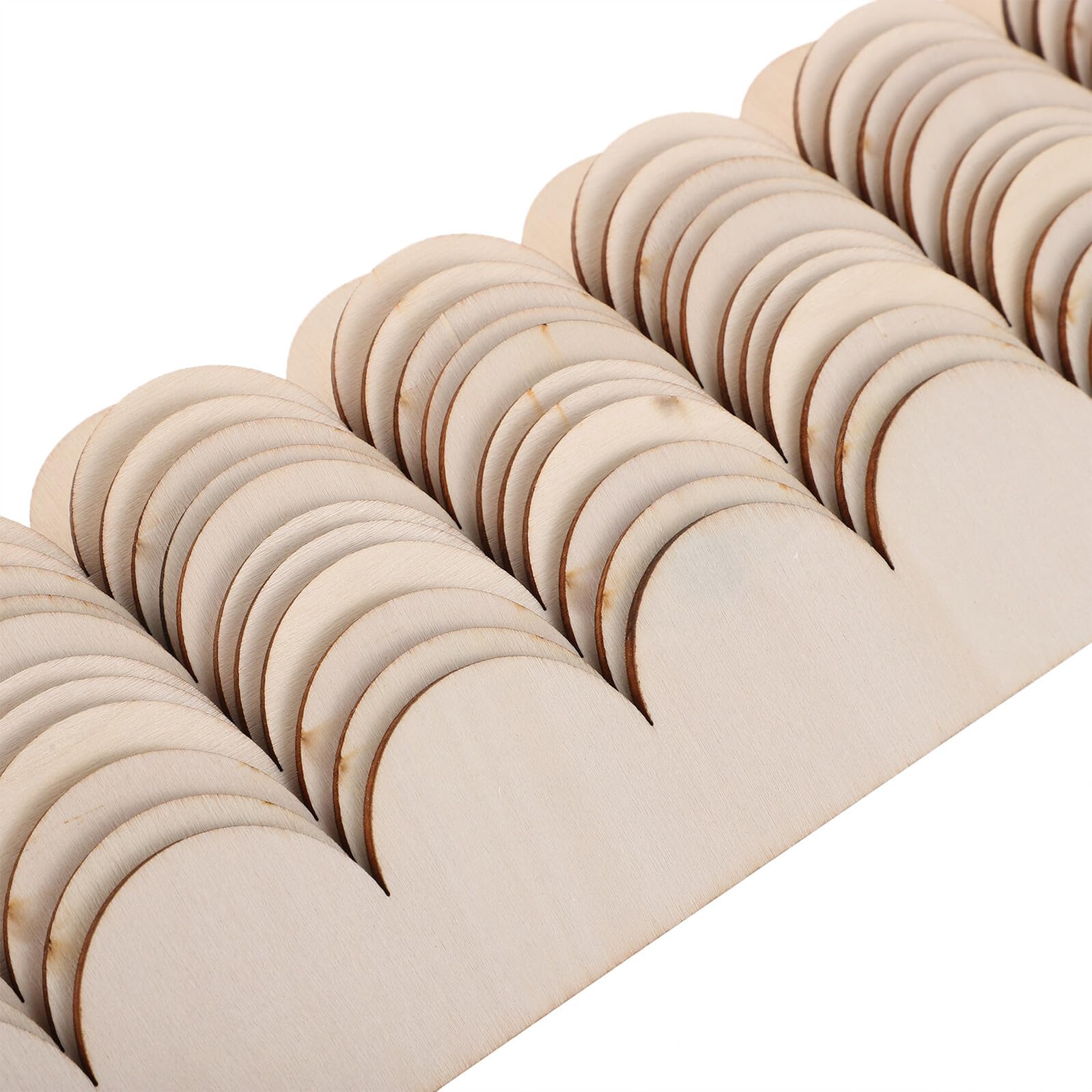Cornice Decorativa per Porta in Legno Smerlato 24 Pezzi Non Rifinita